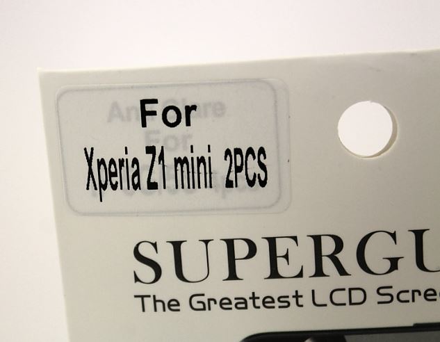 Skrmbeskyttelse Sony Xperia Z1 Compact (D5503)